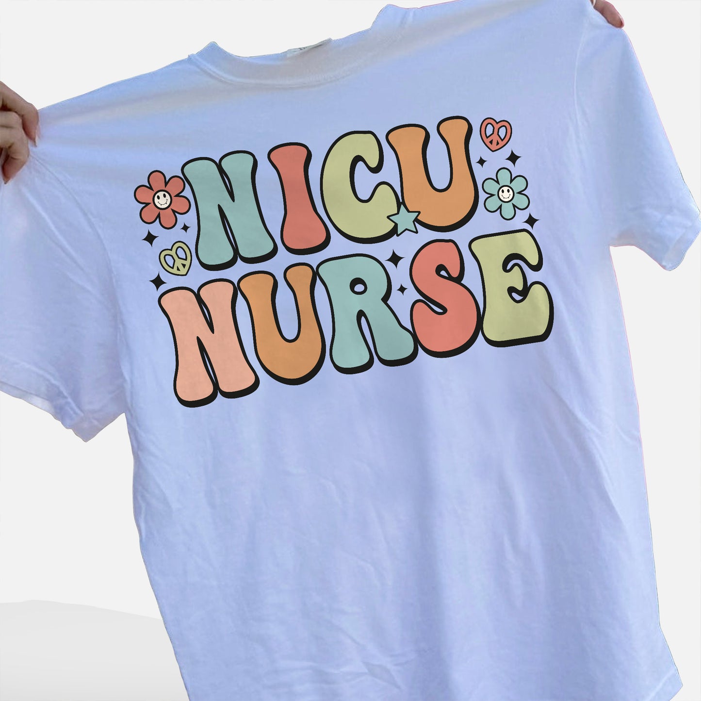 Funny Shirt For Nurse- NICU Nurse Tees - White - Up To 5XL