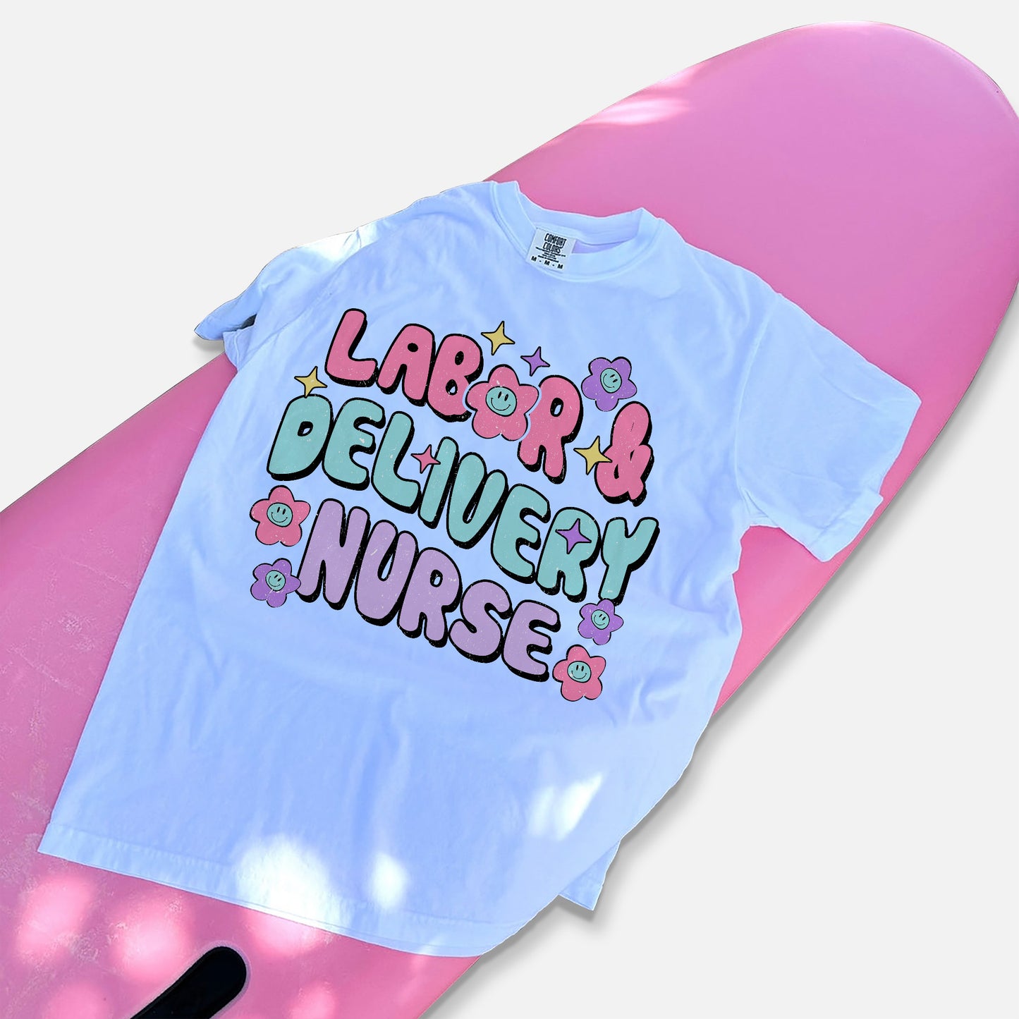Funny Shirt For Nurse - Labor and Delivery CNA Nurse Tee - White - Up To 5XL