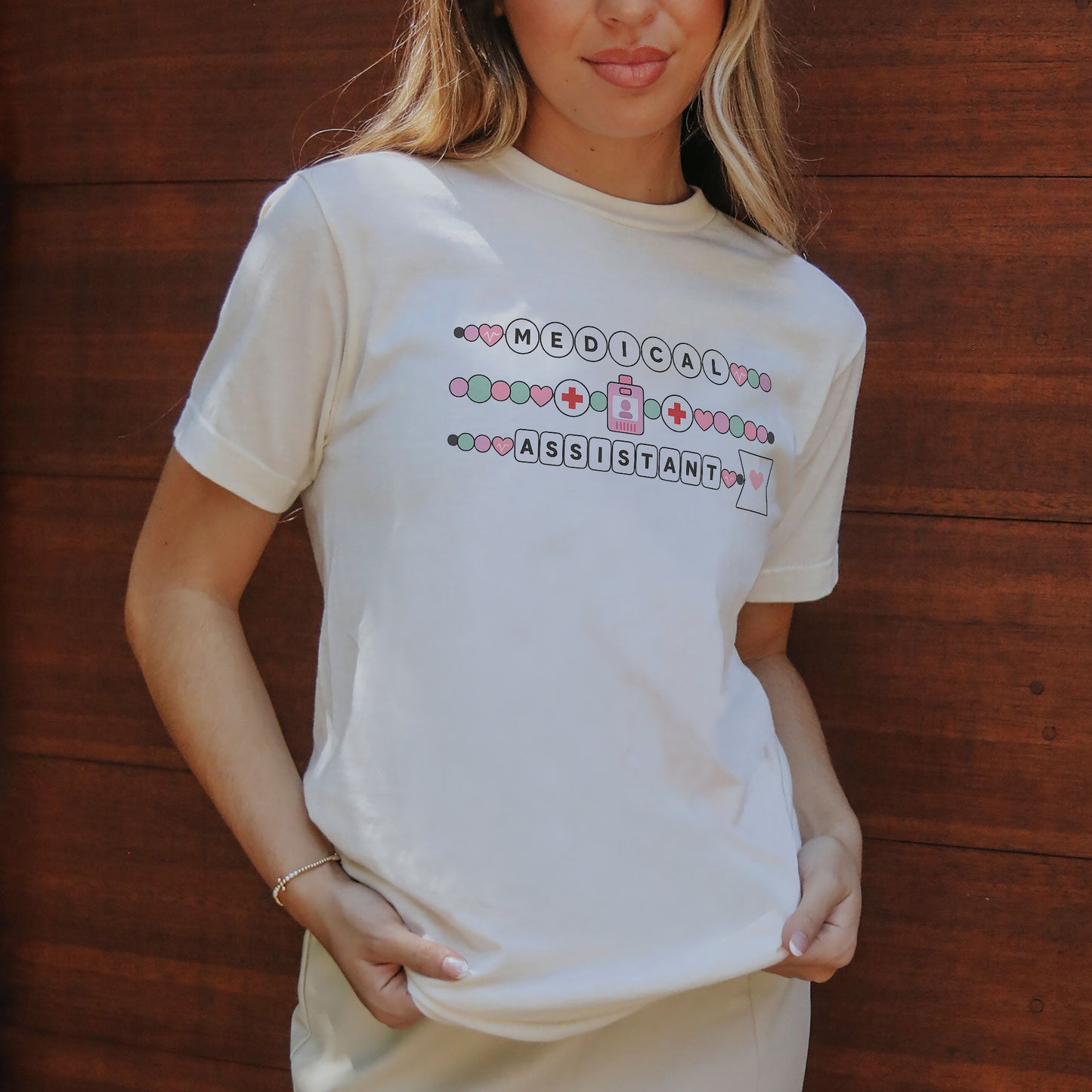 Funny Tees ForNurse - Medical Assistant Nurse tee - Natural- Up To 5XL