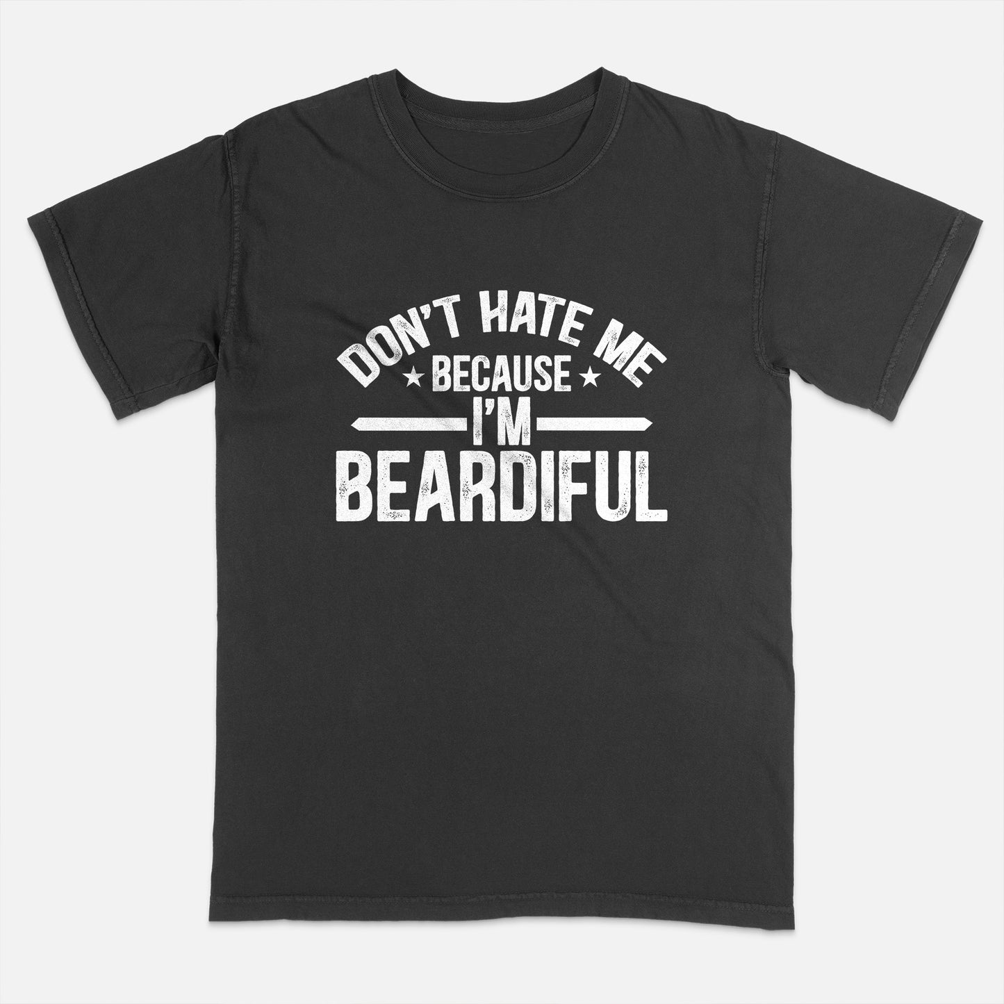 Funny Women Tee - Don’t Hate Me Because I’m Beautiful T-Shirt - Black- Up To 5XL