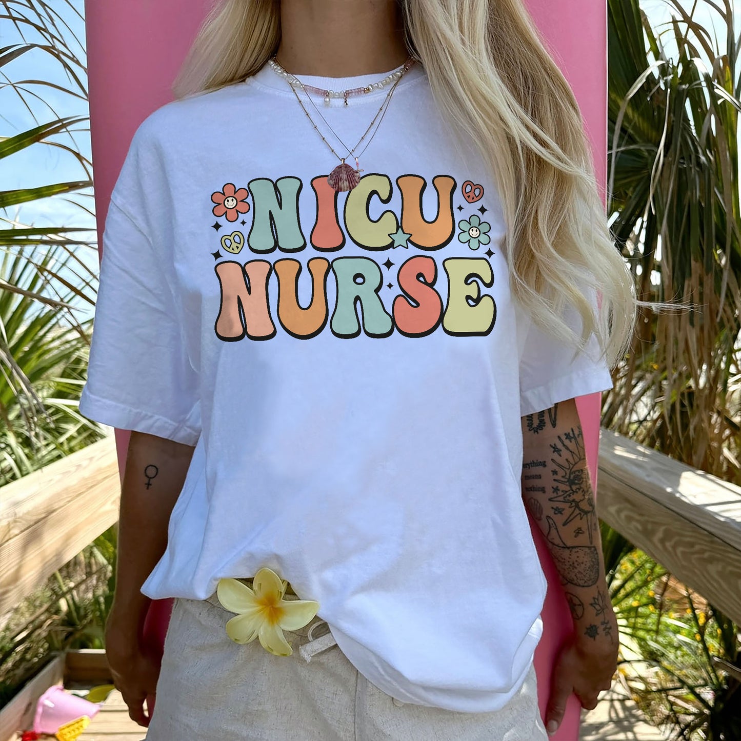 Funny Shirt For Nurse- NICU Nurse Tees - White - Up To 5XL