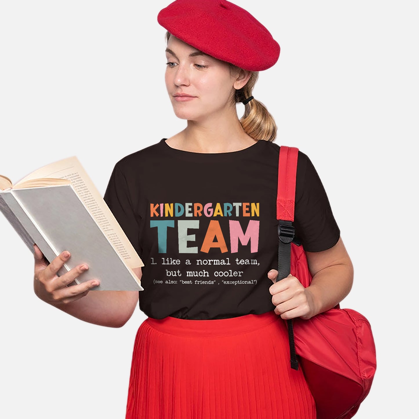 Kindergarten Dream Team Shirt – Like A Normal Team But Much Cooler Tee – Black – Up To 5XL