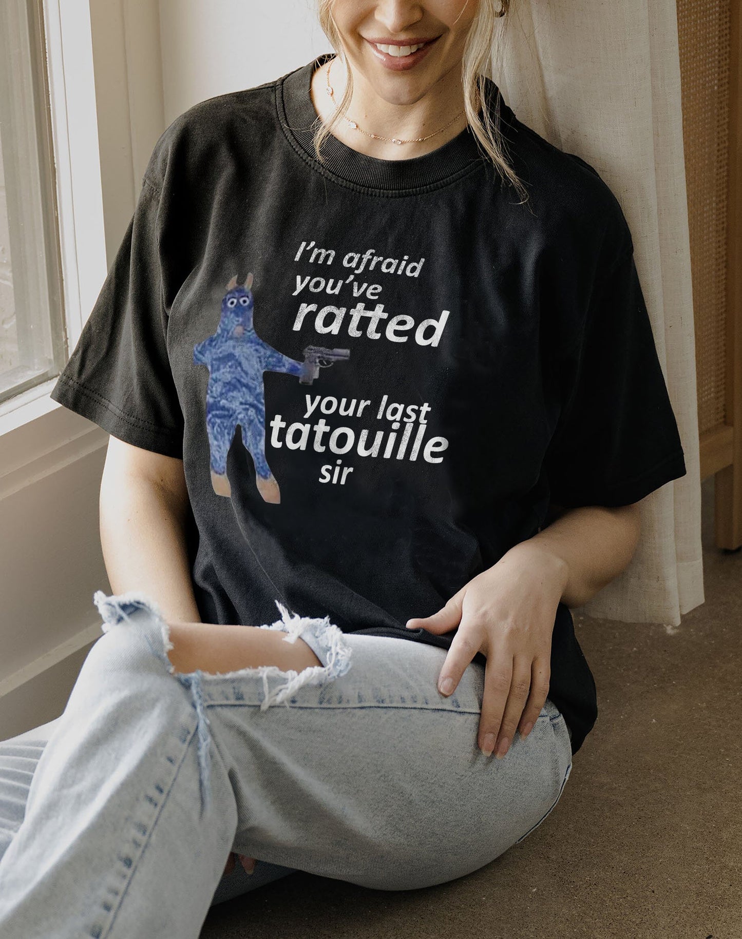You've Ratted Your Last Tatouille Meme T-Shirt - Funny Saying Tee - Black - Up To 5XL