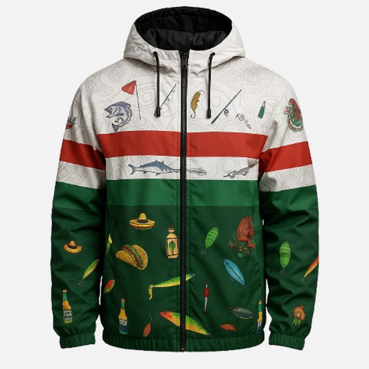 Mexican Fishing Windbreaker Jacket – Fiesta Camo Angler Style