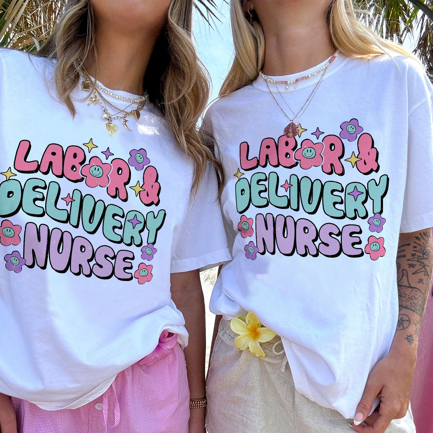 Funny Shirt For Nurse - Labor and Delivery CNA Nurse Tee - White - Up To 5XL