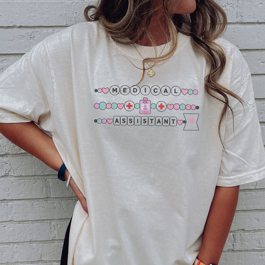 Funny Tees ForNurse - Medical Assistant Nurse tee - Natural- Up To 5XL
