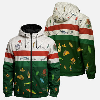 Mexican Fishing Windbreaker Jacket – Fiesta Camo Angler Style