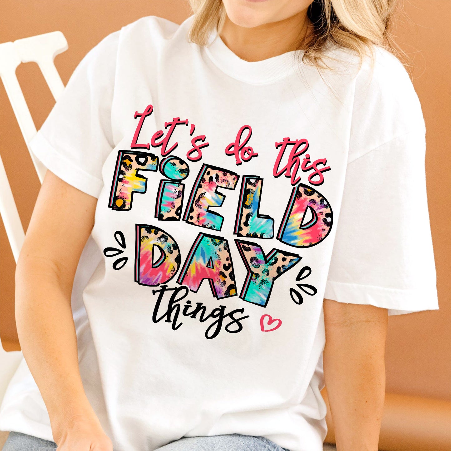 Let’s Do This Field Day Things T-Shirt   -  Funny Shirt For Teacher - White- Up To 5XL