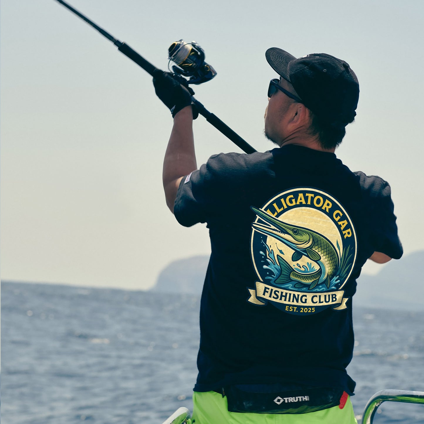 Alligator Gar Fishing Club Est. 2025 Shirt –  Gar Fishing T-Shirt For Fisherman - Black – Up To 5XL