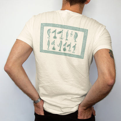 Vintage Fishing Lures and Baits Shirt – Classic Angler Tee – Fisherman Gift – Natural – Up To 5XL