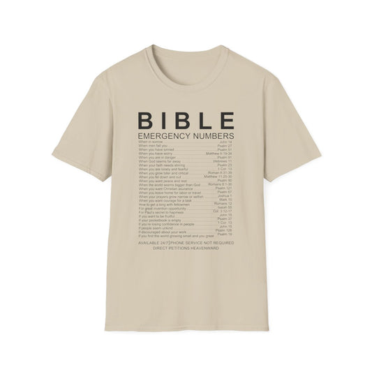 Bible Verses Emergency Baptism – Unisex T-Shirt