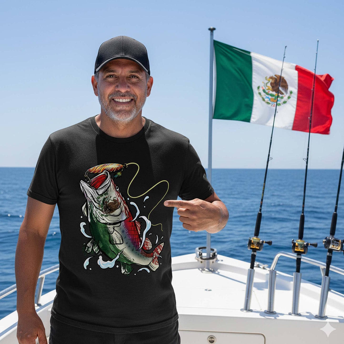 Mexican Fisherman T-Shirt – Proud to Fish, Proud to Be Mexican