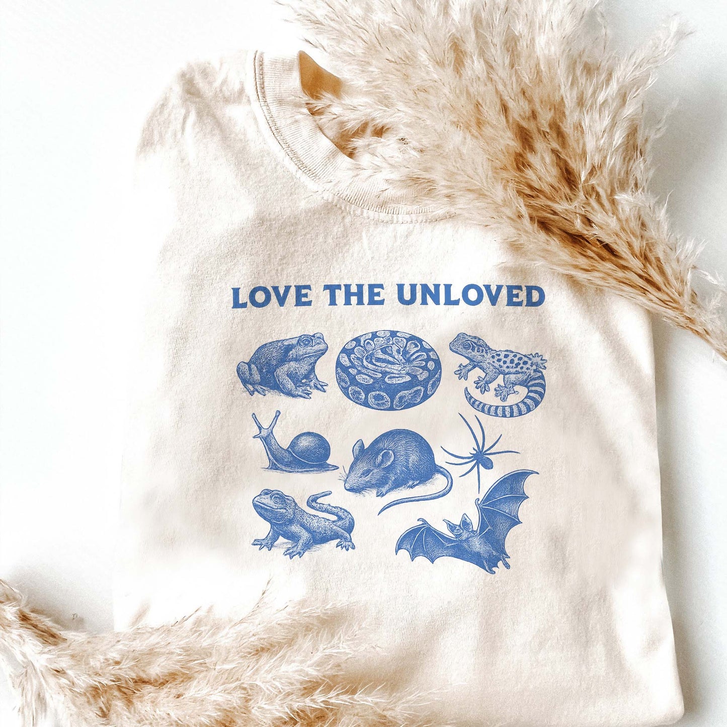 Love The Unloved T-Shirt – Funny Reptile Tee -  Odd Animal Appreciation Shirt - Natural - Up To 5XL
