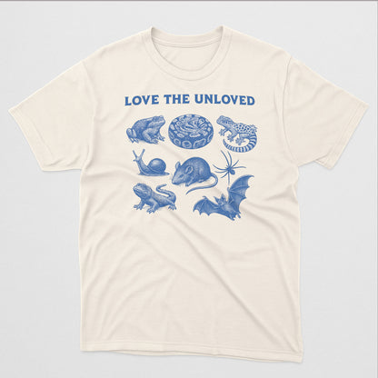 Love The Unloved T-Shirt – Funny Reptile Tee -  Odd Animal Appreciation Shirt - Natural - Up To 5XL